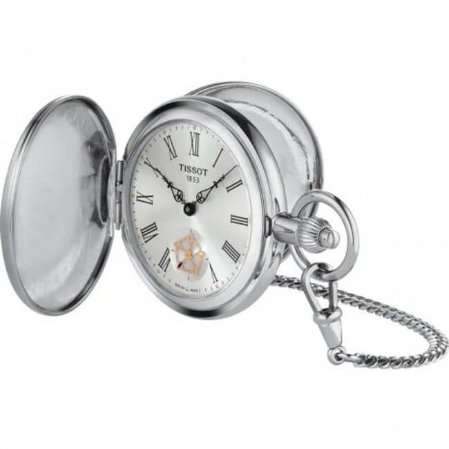 Tissot Double Savonnette Mechanical Mens Watch T8654059903800