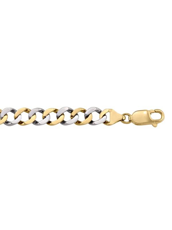 18-karat yellow and white gold bracelet