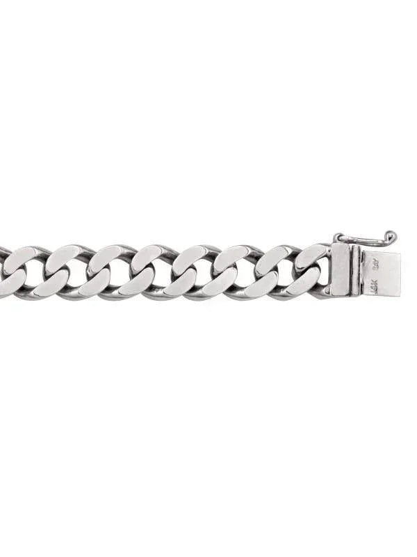 10, 14 Karat Gold Curb Link 9.9mm Bracelet