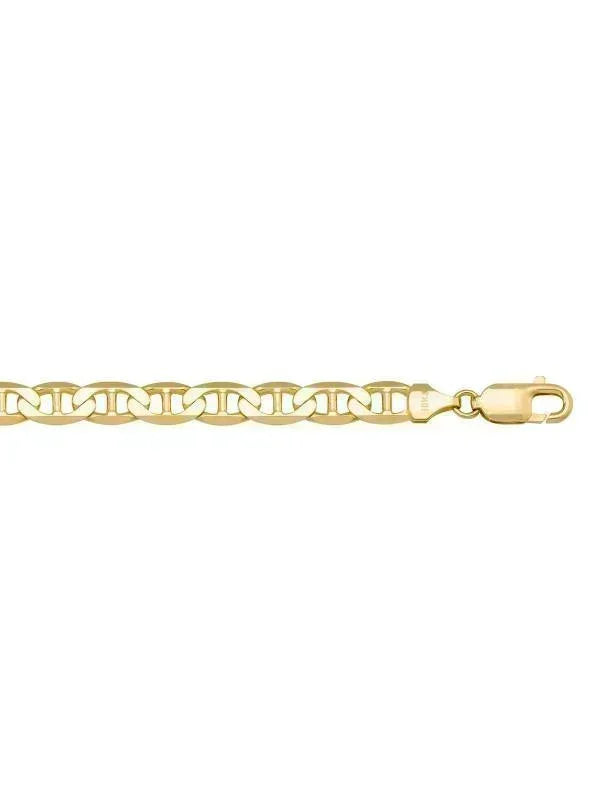 10k, 14k Yellow Gold Flat Anchor 7.0 mm Italian Chain