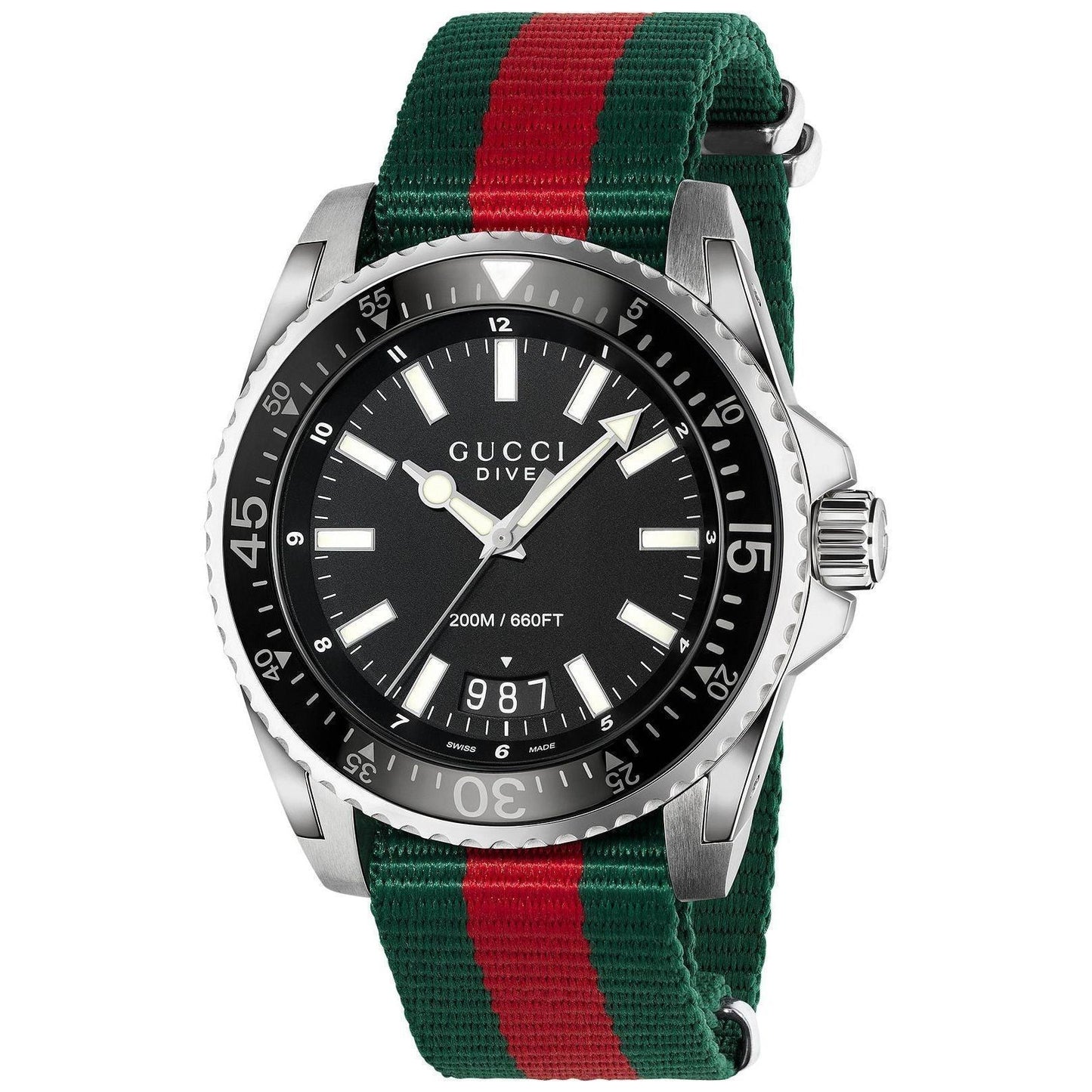 Gucci Dive Quartz Mens Watch YA136206