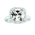 April Birthstone Ring with Diamond Accent set in Sterling Silver 8765049