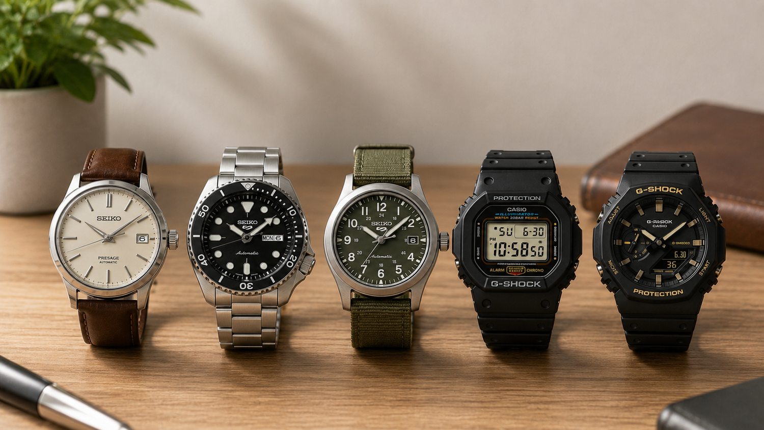 Building the Perfect Everyday Watch Collection: From Seiko Classics to Tough G-Shocks