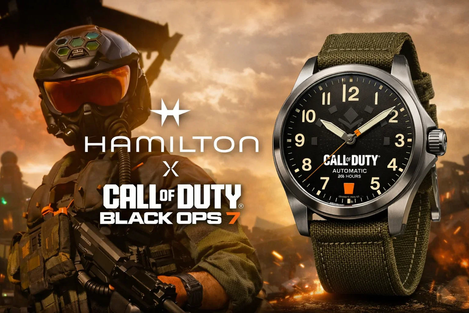 Hamilton Khaki Field Call of Duty Limited Edition Automatic Watch: A Timeless Fusion of Military Heritage and Modern Gaming