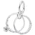 Sterling Silver Wedding Rings Charm