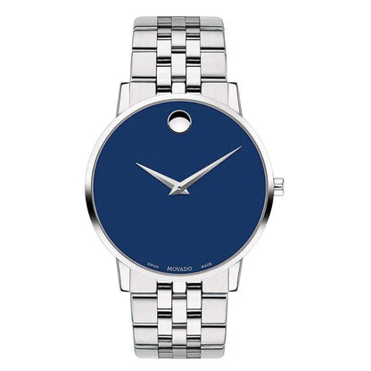 Movado Museum Classic Blue Dial Quartz Men's Watch 0607212
