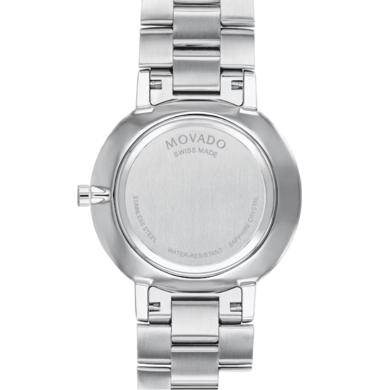 Movado Faceto Quartz Mens Watch 0607865