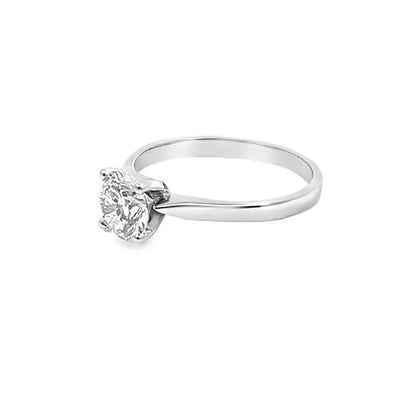 14K White Gold 1.0CT Lab Grown Diamond Engagement Ring