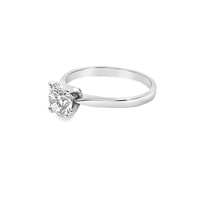 14K White Gold 1.01CT Lab Grown Diamond Engagement Ring