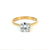 14K Yellow Gold 1.01CT Lab Grown Diamond Engagement Ring