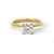 1.04 Carat Round Lab Grown Diamond Solitaire Ring in 14K Yellow Gold