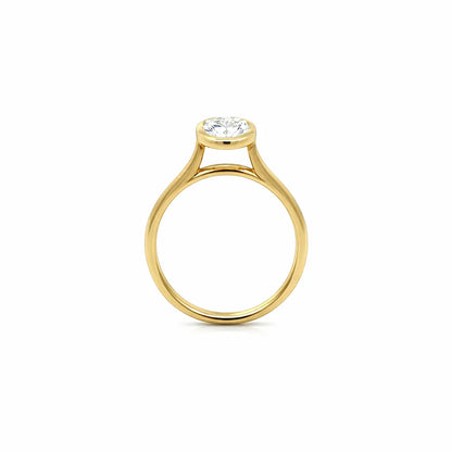 1.51 CT Oval Lab Grown Diamond Solitaire Ring