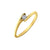 10K Yellow Gold 0.015CT Diamond Ring