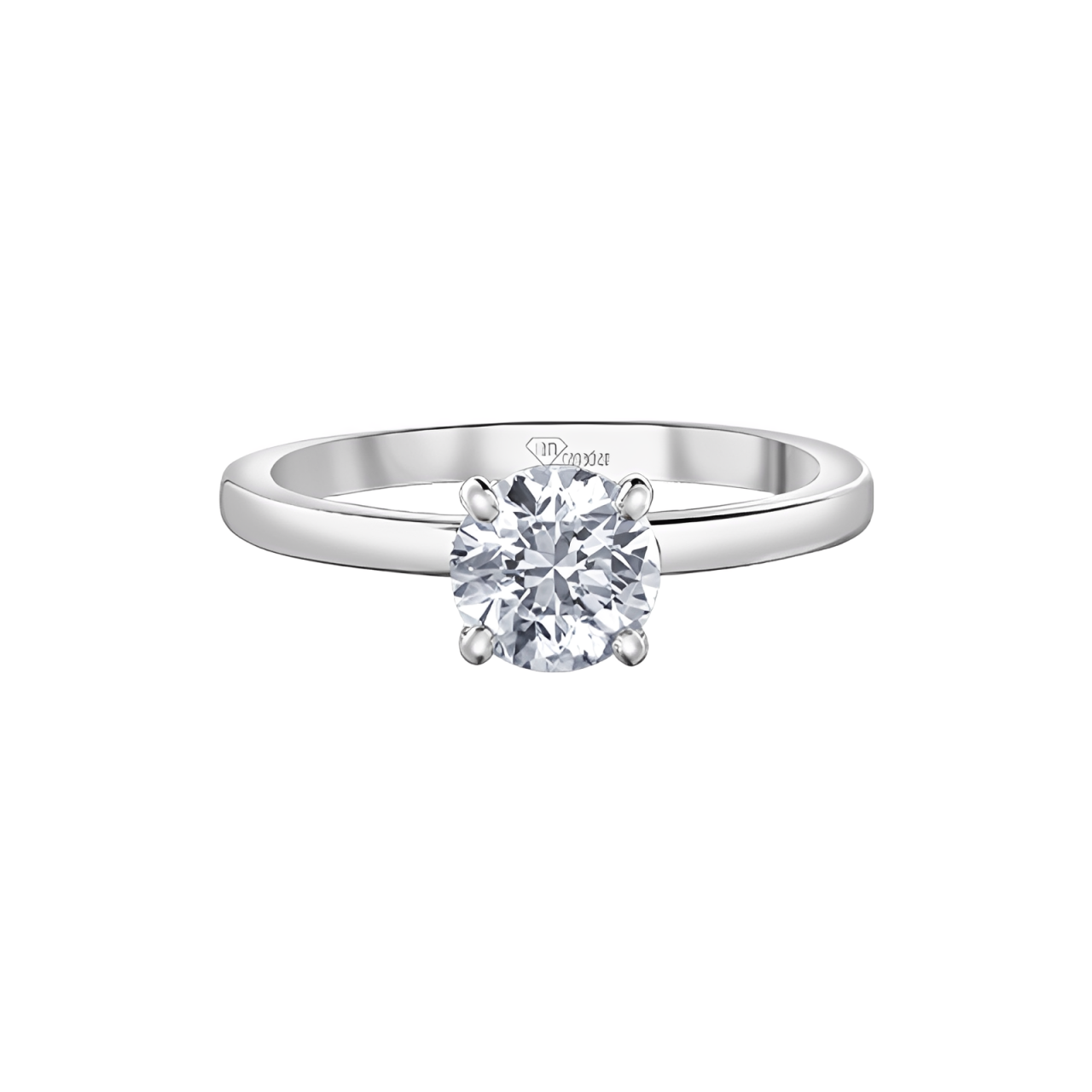 10K White Gold 0.30CT Canadian Diamond Solitaire Ring