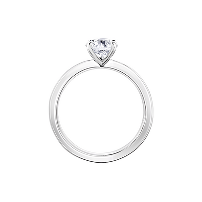 10K White Gold 0.30CT Canadian Diamond Solitaire Ring