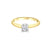 10K Yellow Gold 0.13CT Diamond Solitaire Promise Ring