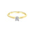 10K Yellow Gold 0.05CT Solitaire Promise Ring