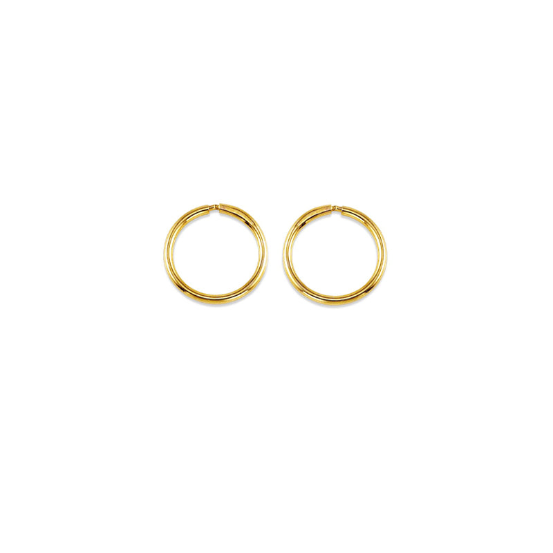 10K Yellow Gold Sleeper Earrings