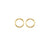 10K Yellow Gold Sleeper Earrings