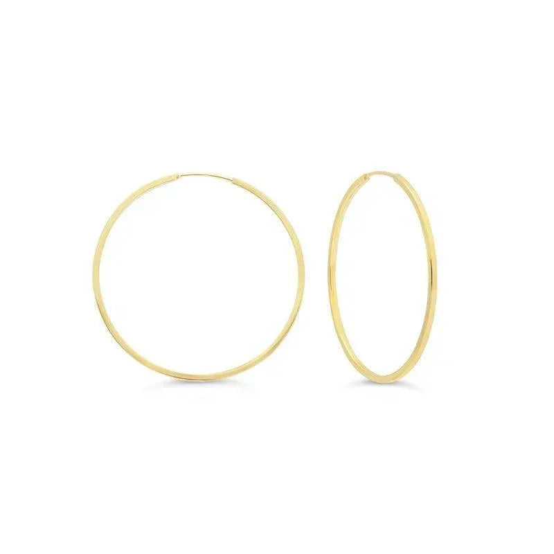 10K Yellow Gold Sleepers Earrings