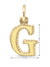 10 Karat Yellow Gold Initial Letter G Pendant