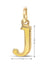10 Karat Yellow Gold Initial Letter J Pendant
