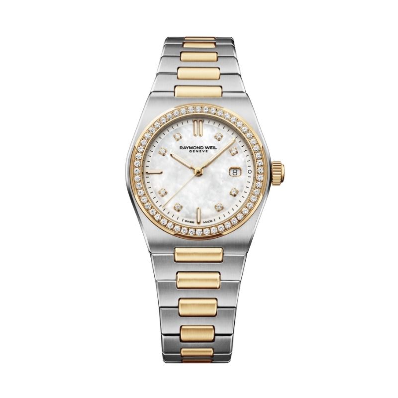 Raymond Weil A.R.T. Date Quartz Women's Watch 1250-SPS-97081