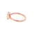 14K Rose Gold Solitaire Ring with 1.02ct Lab Grown Diamond