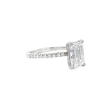 14K White Gold 2.23TDW Lab Grown Diamond Engagement Ring