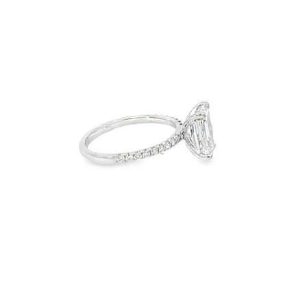 14K White Gold 2.23TDW Lab Grown Diamond Engagement Ring