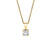 Canadian Diamond 0.50ct Solitaire Pendant in Four Claw Setting Set in 14K Yellow Gold