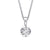 Canadian Diamond 0.50ct Solitaire Pendant in Tension Set in 14K White Gold