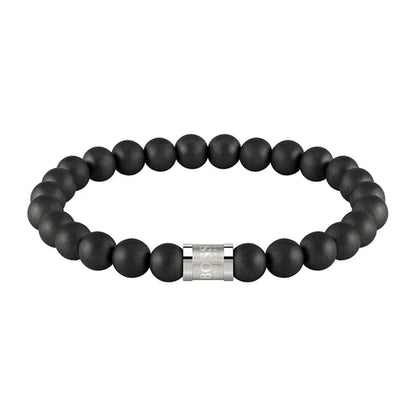 Hugo Boss Jewellery Men's Onyx Beads Bracelet 1580042M