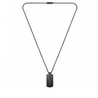 Hugo Boss Jewellery Men's Orlado Black Pendant 1580356