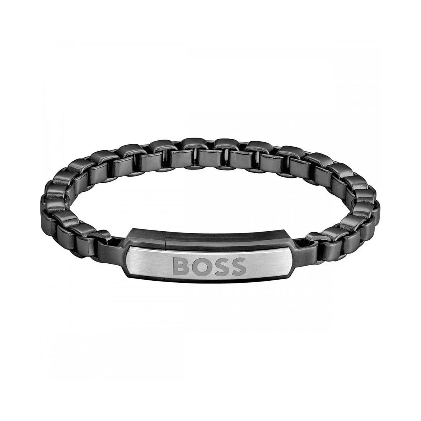 Hugo Boss Jewellery Men's Devon Collection Black IP Bracelet 1580598M