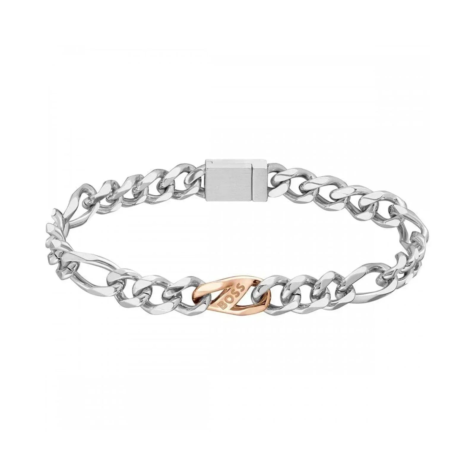 Link Bracelet Orra Gold Bracelets Orra Fascinating Men's Platinum