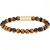 Hugo Boss Jewellery Men's Sphere Stones Tigers Eye Beaded Bracelet 1580661M