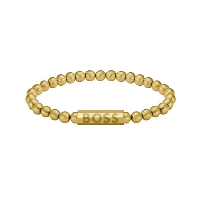 Hugo Boss Jewellery Men's Sphere Metal Collection Beaded Bracelet 1580666M