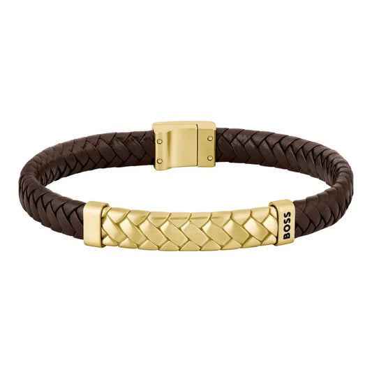 Hugo Boss Jewellery Men's Tailored Brown Bracelet 1580675M