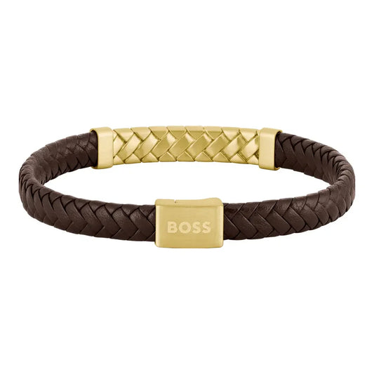 Hugo Boss Jewellery Men's Tailored Brown Bracelet 1580675M