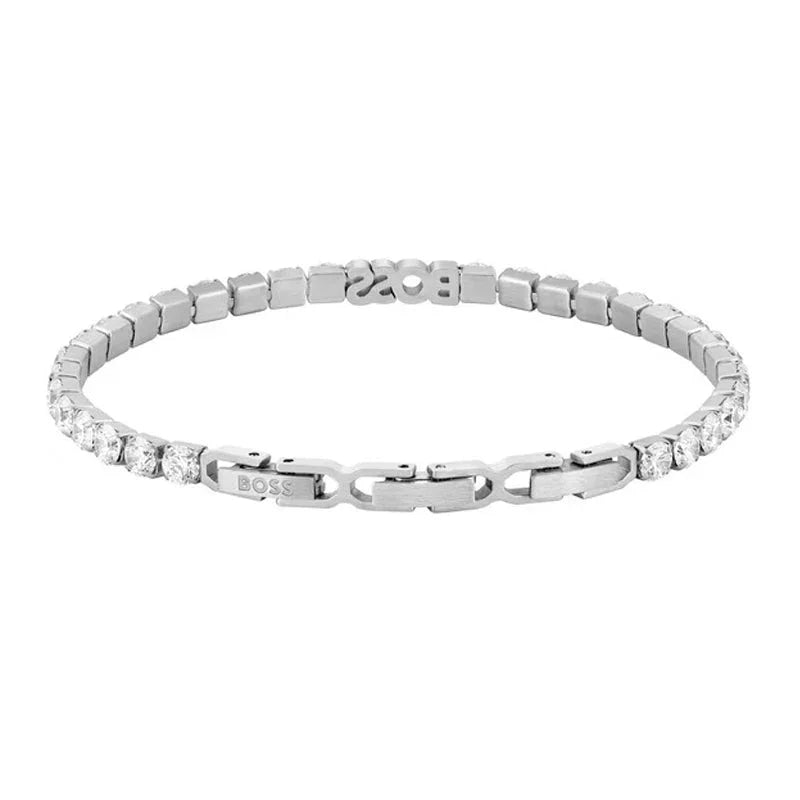 Hugo Boss Jewellery Men's Stainless Steel Tennis Bracelet 1580707