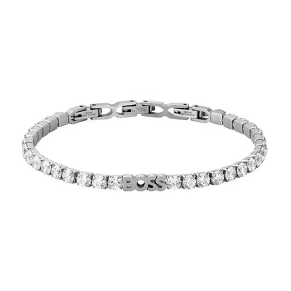 Hugo Boss Jewellery Men's Stainless Steel Tennis Bracelet 1580707