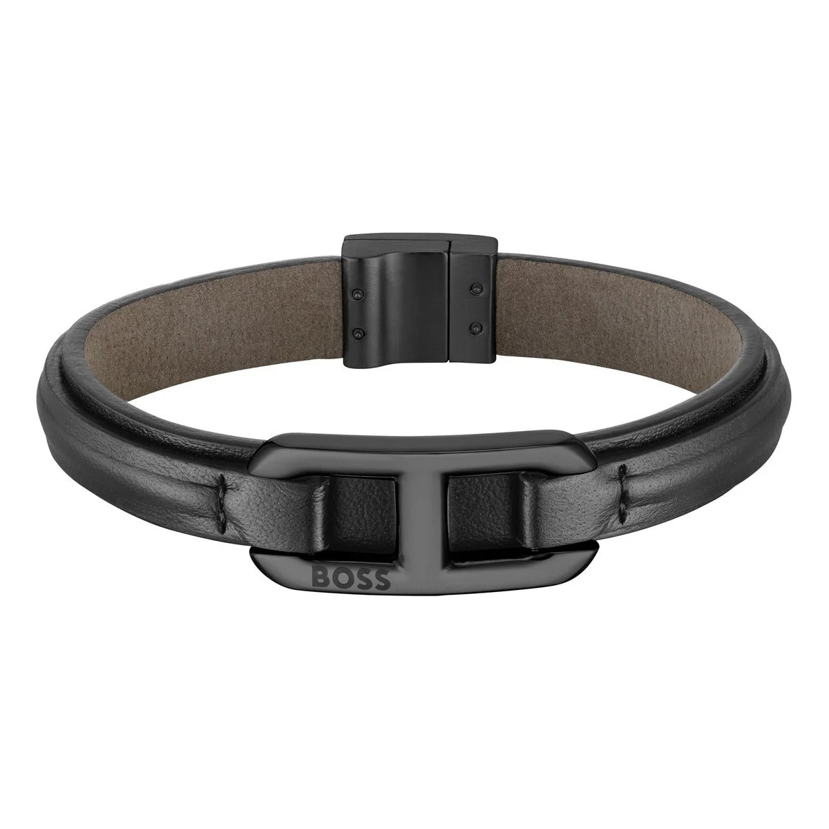 Hugo Boss Jewellery Men's Kode Collection Bracelet With Black Stainless Steel Link