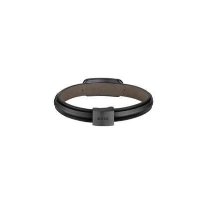 Hugo Boss Jewellery Men's Kode Collection Bracelet With Black Stainless Steel Link