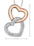 10k Rose Gold 0.06TDW Diamond Heart Pendant