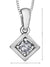 10K White Gold 0.07TDW Diamond Pendant