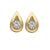 10K Yellow Gold 0.04TDW Diamond Earrings