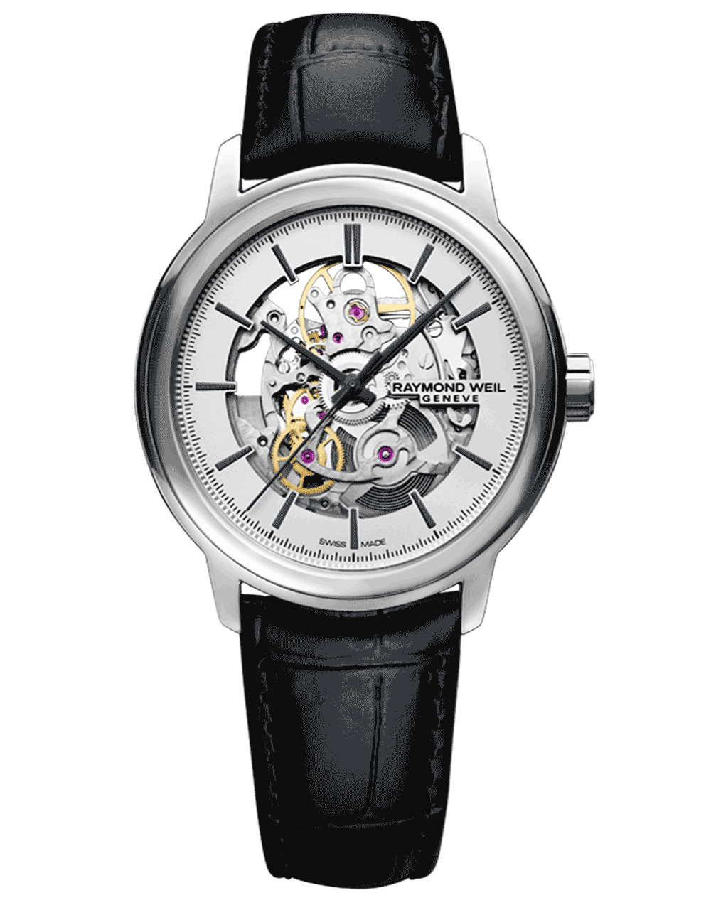 Raymond Weil Maestro Skeleton Automatic Men's Watch 2215-STC-65001