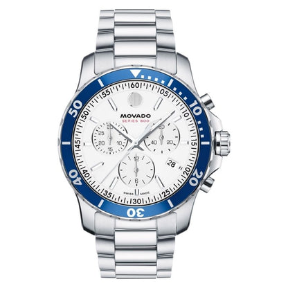 Movado Series 800 Chronograph Quatrz Men's Watch 2600195
