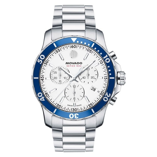 Movado Series 800 Chronograph Quatrz Men's Watch 2600195